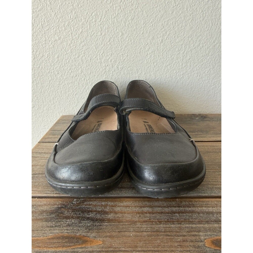 Birkenstock Iona Black Leather Mary Jane Women’s Shoes -Size 40